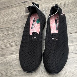 U.S. Polo Assn. Women's Black Knit Sneakers